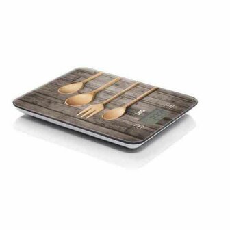 Keukenweegschaal LAICA KS5010 Lepels Bruin 10 kg (18,5 x 22,7 x 1,7 cm) 1