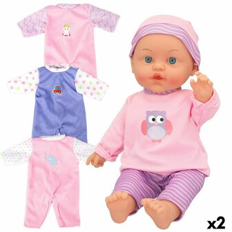 Babypop Colorbaby 2 Stuks 24 x 42 x 11 cm 1