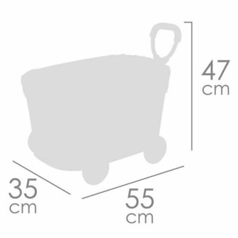 Poppenwagen Decuevas 36 x 55 x 47 cm 8