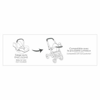Poppenwagen Smoby Maxi-Cosi Twin 64 cm 6