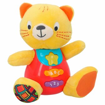 Knuffel met Geluid Winfun Kat 16 x 17,5 x 10,5 cm (6 Stuks) 2