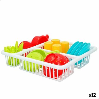 Kinderservies Colorbaby Speelgoed Uitwringbaar 26 Onderdelen (12 Stuks) 1