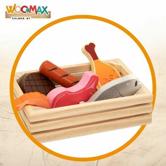Speelgoedeten Woomax 12 Onderdelen (4 Stuks) 3