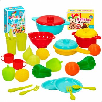 Speelgoedeten Colorbaby Huishouden en kookgerei 31 Onderdelen (6 Stuks) 2