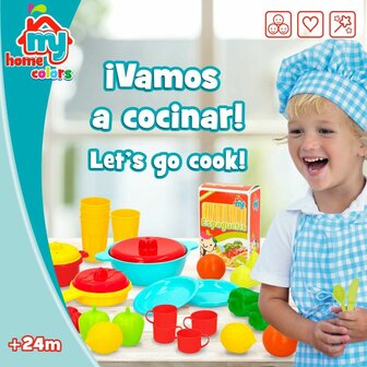 Speelgoedeten Colorbaby Huishouden en kookgerei 31 Onderdelen (6 Stuks) 5
