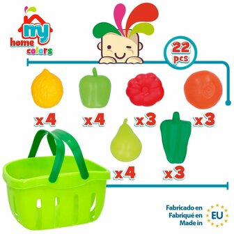 Speelgoedeten Colorbaby 22 Onderdelen (12 Stuks) 5