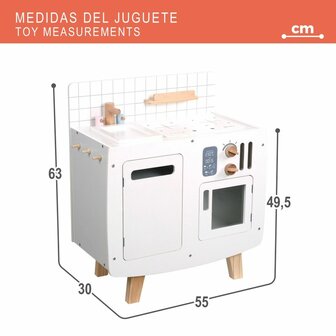 Speelgoedkeuken Teamson 55 x 63 x 30 cm 6
