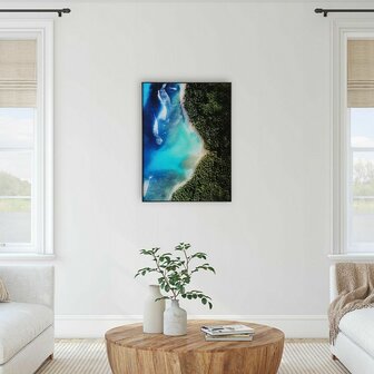 Schilderij Versa Kristal Hout MDF (60 x 2 x 80 cm) 2