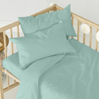 Onderlaken HappyFriday BASIC KIDS Munt 60 x 120 x 14 cm 3