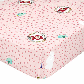 Onderlaken HappyFriday MR FOX Multicolour Roze 60 x 120 x 14 cm 1