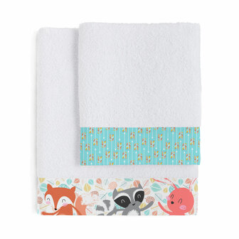 Handdoekenset HappyFriday Moshi Moshi Fantasy Multicolour 2 Onderdelen 1