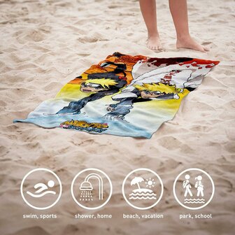 Strandhanddoek Naruto Multicolour 70 x 140 cm 4
