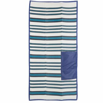 Strandhanddoek Milos Blauw Polypropyleen 90 x 180 cm 1