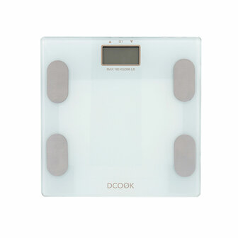 Digitale Personenweegschaal Dcook Gallery Wit Plastic (6 Stuks) 6