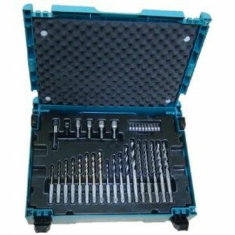 Boren- en bitset Makita B-69478 Boorhouder Aluminium 65 Onderdelen 2