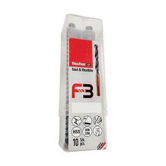 Boor Fischer f3 hss-r din Metaal 1