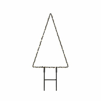 Verlichte decoratie Lumineo Kerstboom 18 x 27 cm Metaal Staak MicroLED 1