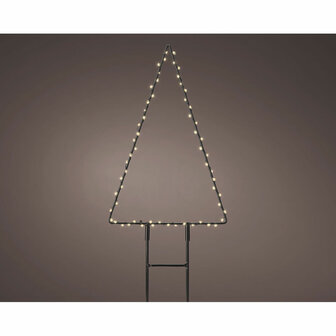 Verlichte decoratie Lumineo Kerstboom 18 x 27 cm Metaal Staak MicroLED 3