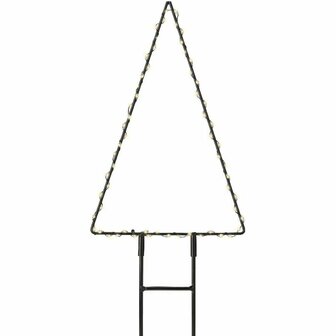 Verlichte decoratie Lumineo Kerstboom 18 x 27 cm Metaal Staak MicroLED 4