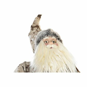 Kerstversiering DKD Home Decor Rood Grijs Hout Kerstman 42 x 22 x 48 cm 2