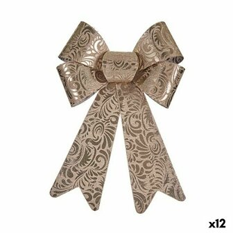 Ophangdecoratie Brons PVC Lasso 16 x 24 x 4 cm (12 Stuks) 1