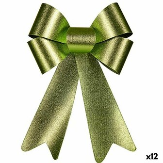 Lasso Kerstversiering Groen PVC 16 x 24 x 4 cm (12 Stuks) 1