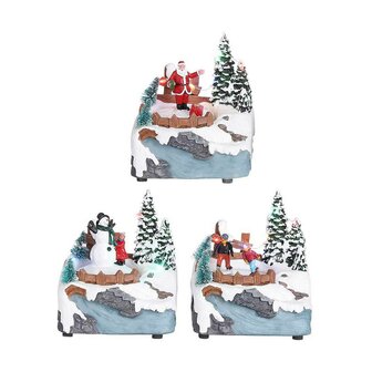 Kerstversiering House of Seasons Kerstmis 11 X 9 X 13,5 CM 1