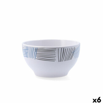 Kom Quid Chicago Wit Keramisch 510 ml (6 Stuks) 1