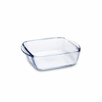 Serveerschaal Pyrex Airfryer Transparant Glas 1 L 20 x 17 cm (10 Stuks) 2