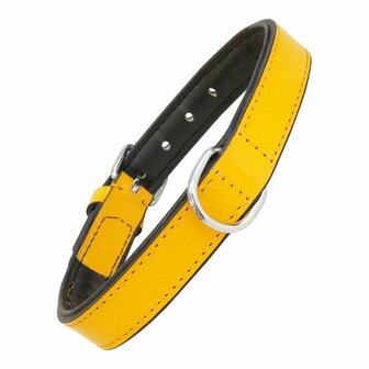 Hondenhalsband Gloria Gestoffeerd Geel (50 cm) (50 x 2,5 cm) 1