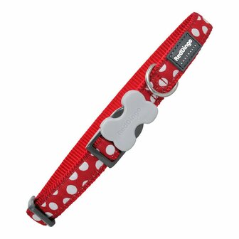 Hondenhalsband Red Dingo Schoonheidsvlekjes (1,2 x 20-32 cm) 1
