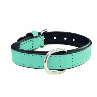 Hondenhalsband Gloria 30 cm Gestoffeerd Leer Blauw 1