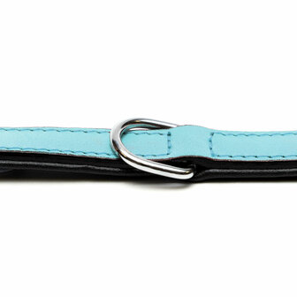 Hondenhalsband Gloria 30 cm Gestoffeerd Leer Blauw 2