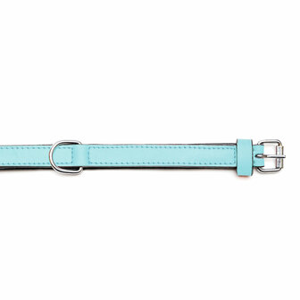 Hondenhalsband Gloria 30 cm Gestoffeerd Leer Blauw 4