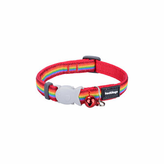 Hondenhalsband Red Dingo STYLE RAINBOW 15 mm x 24-36 cm 1