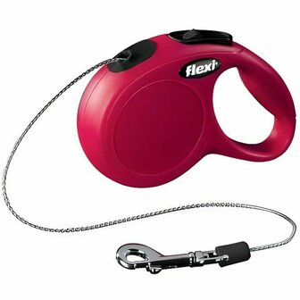 Hondenriem Flexi Classic XS Rood 3 m 1