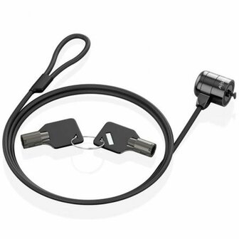 Veiligheidskabel Aisens ASLK-D40K04-BK 1,5 m 1