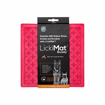 Voerbak voor honden Lickimat Roze TPR 3