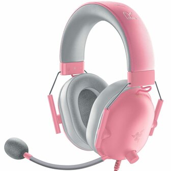 Hoofdtelefoon met microfoon Razer Blackshark V2 X Roze 1