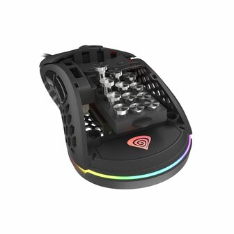Gaming muis Genesis NMG-1629 RGB 16000 DPI Zwart 2
