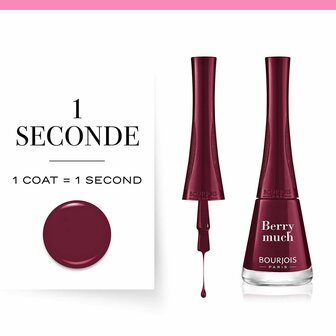 Nagellak Bourjois Paris 1 Seconde Berry Much N&ordm; 07 9 ml 5