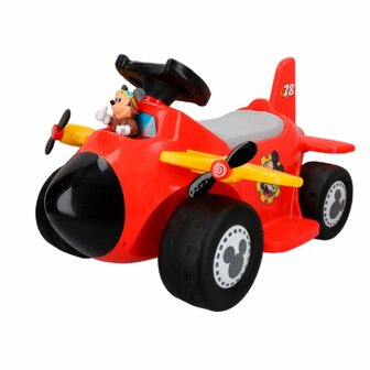 Elektrische Kinderauto Mickey Mouse Batterij Vliegtuigje 6 V 1