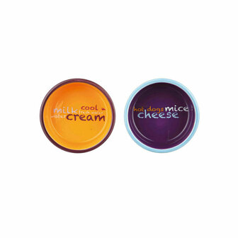 Voerbak voor katten Trixie Eat on Feet Oranje Licht Blauw Lila Keramisch Ijzer 300 ml 3