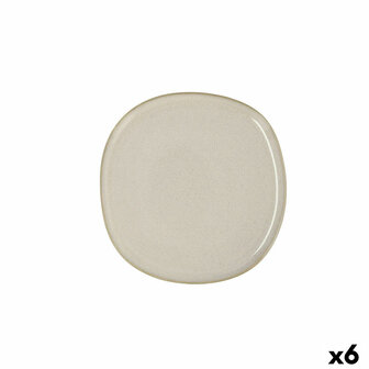 Dinerbord Bidasoa Ikonic Wit Keramisch 20,2 x 19,7 cm (6 Stuks) (Pack 6x) 2