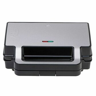 Tosti-ijzer Adler AD 3073 Zwart Zilverkleurig 2