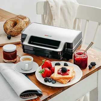 Tosti-ijzer Adler AD 3073 Zwart Zilverkleurig 7