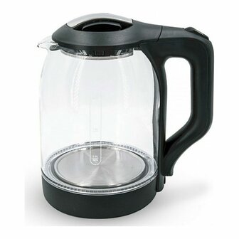 Waterkoker COMELEC 1,8 L 1500W Zwart Wit Roestvrij staal 1500 W 2200 W 1