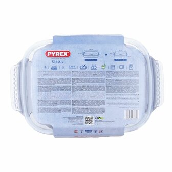 Set met ovenschalen Pyrex Classic Transparant Glas (2 pcs) 3