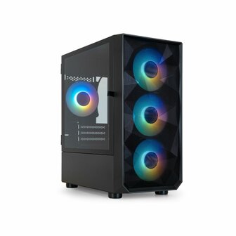 ATX Semi-toren BehuizingTooQ TQGCC901-B Zwart 1