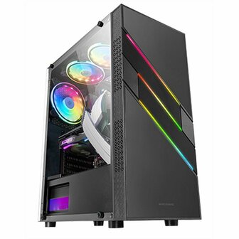 ATX Semi-toren BehuizingMars Gaming Mc-U3 Zwart ARGB 2